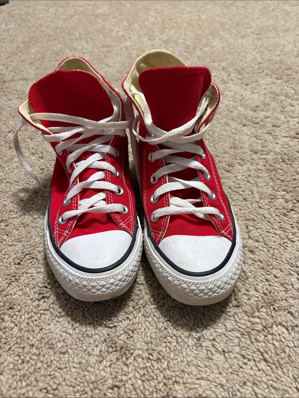 Converse All Star high tops in red size 7 Women’s